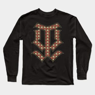 Gothic Checkerboard Symbol Long Sleeve T-Shirt